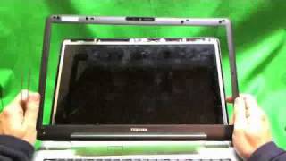 Toshiba Satellite L555 Laptop Screen Replacement Procedure [upl. by Cowan338]