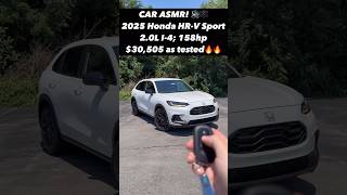 Car ASMR Does the 2025 Honda HRV Sport Sound Like a 30k Bargain [upl. by Jarek]