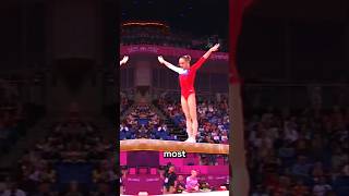 A Gymnasts Most Challenging Beam Skill [upl. by Sanjiv547]