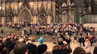 COLOGNE CHRISTMAS MEDLEY FLASHMOB [upl. by Ysnil]