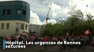 Hôpital Les urgences de Rennes saturées [upl. by Anawed3]