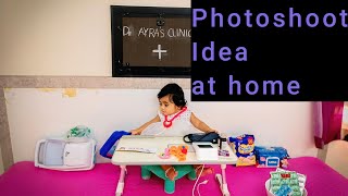 Photoshoot Idea at home for newborn  Little doctor [upl. by Egide508]