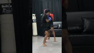 kickboxing combos🤼training kickboxing mma sports shorts viral youtubeshorts trending boxing [upl. by Eitsyrhc]