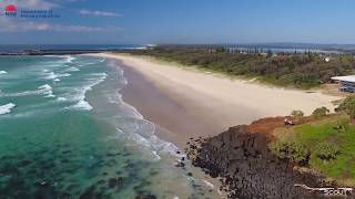 Drones detect Sharks at Lighthouse Beach Ballina [upl. by Stroup559]