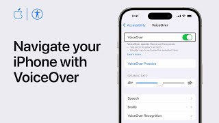 How to Navigate your iPhone or iPad with VoiceOver  Apple Support [upl. by Dustie]