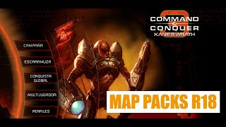 Como instalar R18 Map Pack Command and Conquer 3 La ira de Kane [upl. by Wolfe]