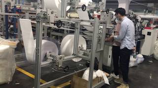 17 minutes commissioning automatic KN95 face mask production line [upl. by Ortrud81]