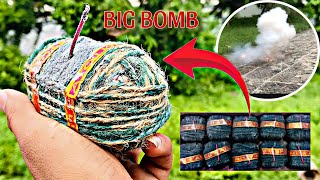 सबसे बड़ा बम  Making biggest Bomb for Diwali at home big bomb [upl. by Lazaruk]