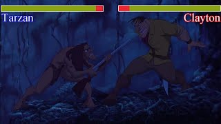 Tarzan vs Clayton with healthbarsTarzan [upl. by Newman357]