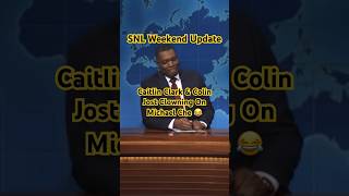 Michael Che destroyed by Colin Jost Caitlin Clark snl weekendupdate colinjost caitlinclark [upl. by Lidah]