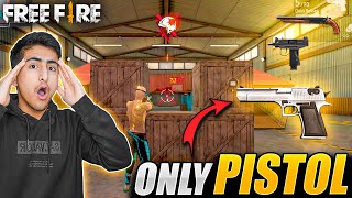 Only Pistol Challenge In Lone Wolf😨😍1X1  Garena Free Fire [upl. by Karlan62]