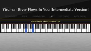 Yiruma  River Flows In You Intermediate Piano Tutorial [upl. by Nickie]