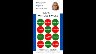 Impact Virtue Diligence amp Vice Sloth for Investible Impact Innovations my free course [upl. by Etnor]