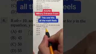 ASVAB Arithmetic Reasoning answers walkthrough 4 [upl. by Yllatan]