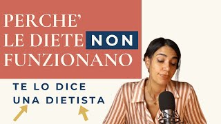 7 Perché le diete NON funzionano il 5 che inganna tutte [upl. by Arahset]