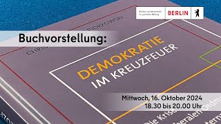 Buchvorstellung Demokratie im Kreuzfeuer [upl. by Karole60]