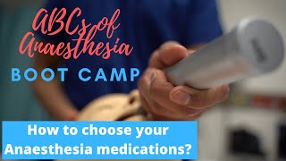 How to decide your medication choices for anaesthesia  simple decision making strategies [upl. by Farmann]