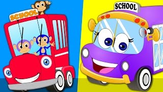 Wheels on the bus goes round and round  Nursery rhymes for kids and children [upl. by Aylmer]