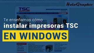 Cómo realizar la instalacion de impresoras TSC en Windows [upl. by Ajiat814]