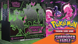 Pokémon TCG Shrouded Fable Pokémon Center Elite Trainer Box opening [upl. by Attenohs]