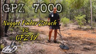 Gpz 7000 Nugget Finder Zseach amp GPZ 19 depth test [upl. by My]