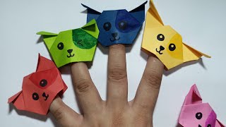 Woof Woof DIY Paper Dog Puppet Easy amp Fun for All Ages  Mishi Art [upl. by Dibri]