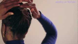 Easy Loose Twists UpDo on Natural Hair [upl. by Marka]