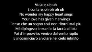 Dean martin  Volare Lyrics [upl. by Ecirtra]