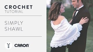 Crochet a Shawl Simply Shawl [upl. by Aillij]