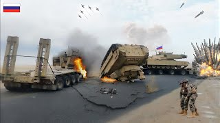 Happened 5 Minutes Ago in Kursk Dozens of Russian Army Tank Convoys Destroyed by Ukraine [upl. by Eibba581]