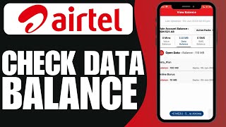 How to Check Data Balance in Airtel 2024  EASY Tutorial [upl. by Arden912]