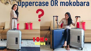 uppercase vs mokobara suitcase comparison  Unboxing uppercase trolley bag and review  Best luggage [upl. by Asiil505]