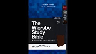 The Wiersbe Study Bible [upl. by Pietra]