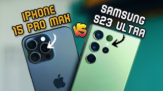 iPhone 15 Pro Max vs Samsung S23 Ultra Camera Comparison [upl. by Nwahc]