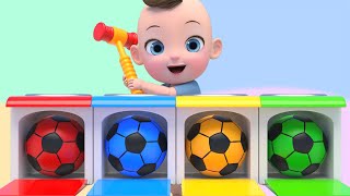 5 Balls Song  This Is The Way Nursery Rhymes  Baby amp Kids Songs [upl. by Bellamy]