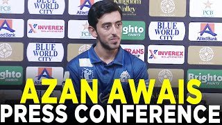 Azan Awais Press Conference  Stallions vs Panthers  M 9  Bahria Town Champions Cup 2024  M9A1K [upl. by Gnirol]