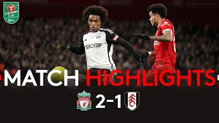 HIGHLIGHTS  Liverpool 21 Fulham  All To Play For In The Second Leg At The Cottage 🏠 [upl. by Florance]