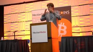 Patryk Byrne CEO of Overstockcom and Founder of T0 Speaks at Inside Blockchains San Diego  pt 1 [upl. by Notla732]