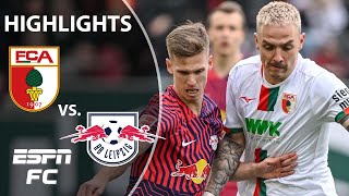 Augsburg vs RB Leipzig  Bundesliga Highlights  ESPN FC [upl. by Oaks745]