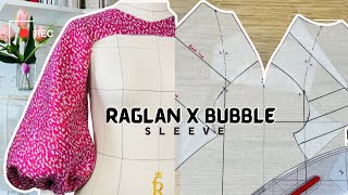 How to Draft a Raglan Sleeve [upl. by Nidya]