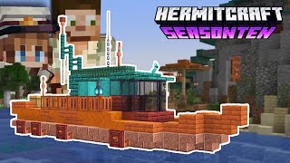 Hermitcraft 10 FLYING Sailing Driving  Episode 7 [upl. by Nnylirak]