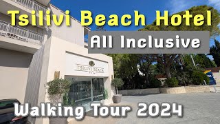 Tsilivi Beach Hotel Zante Zakynthos Greece Walking Tour All inclusive [upl. by Nwahsd881]