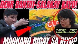 MGA RESORTS SA CHOCOLATE HILLS AT BLACK SAND MINING PINAPANAGOT SI DENR SEC LOYZAGA ni RAFFY TULFO [upl. by Ahsekal]