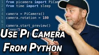 Use Raspberry Pi Camera from Python [upl. by Nelleeus]