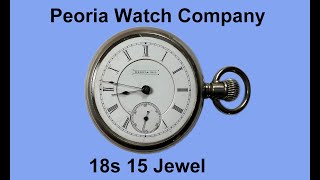 Peoria Pocket Watch Inspection for Ben from Illinois 125 [upl. by Novyar]