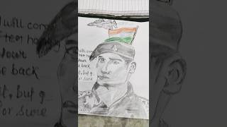 Vikram Batra realistic drawing [upl. by Erdnaet609]