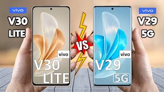 vivo V30 Lite Vs vivo V29  Full Comparison 2024 [upl. by Deena315]