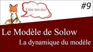 Macroéconomie  La dynamique de Solow avec la règle dor modèle de Ramsey9 [upl. by Spatz]