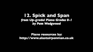 12 Spick and Span from UpGrade Piano Grades 01 by Pam Wedgwood [upl. by Etyam]