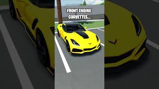 Front Or Mid Engine Corvette In Driving Empire roblox robloxgame drivingempire corvette [upl. by Iht]